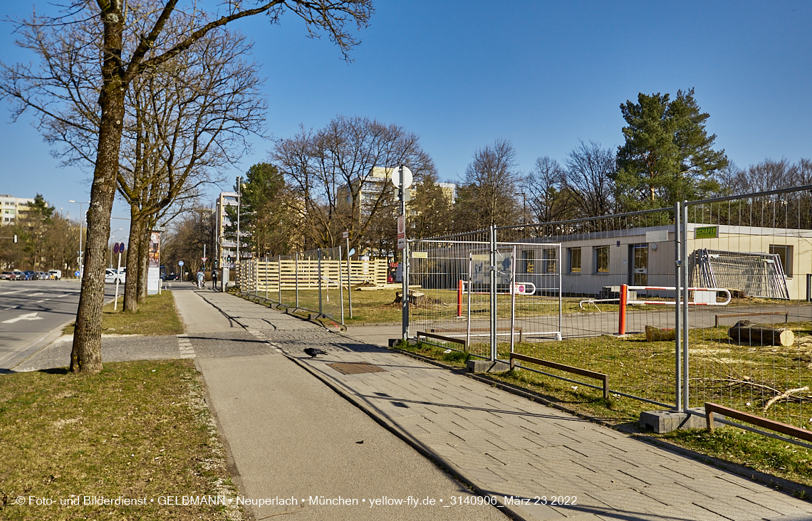 21.03.2022 - Baustelle am Haus für Kinder in Neuperlach
